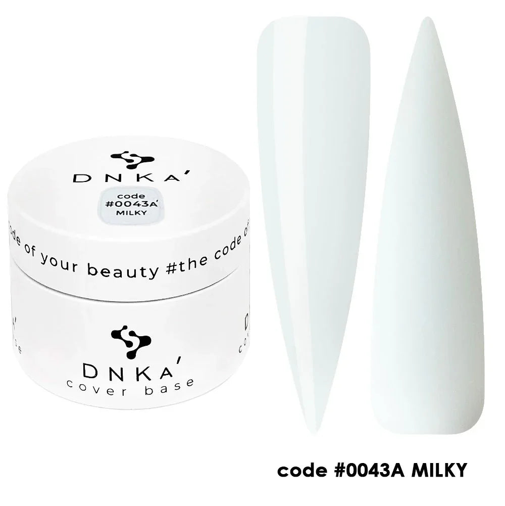 DNKa #0043A Milky Rubber Base Cover 30ml - Lady&Oscar