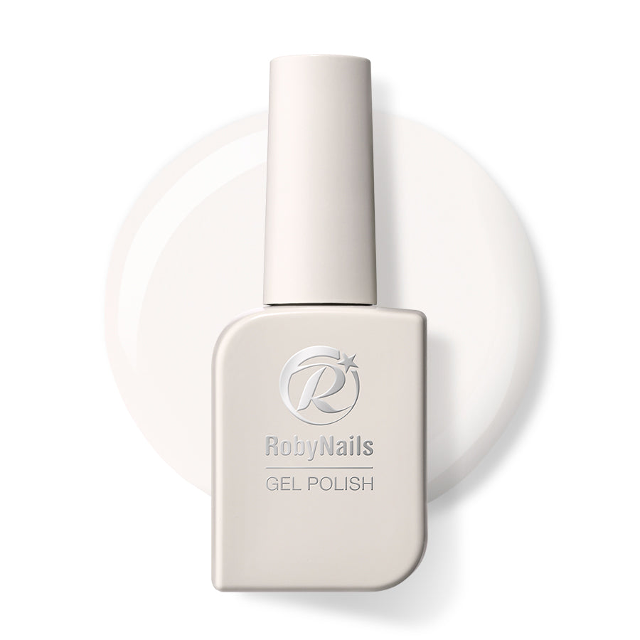 Gel Polish Milky White Filler Base 8 ml RobyNails smalto semipermanente