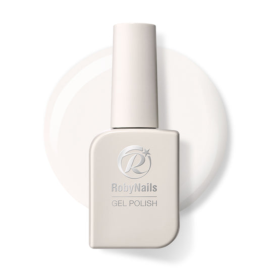 Gel Polish Milky White Filler Base 8 ml RobyNails smalto semipermanente