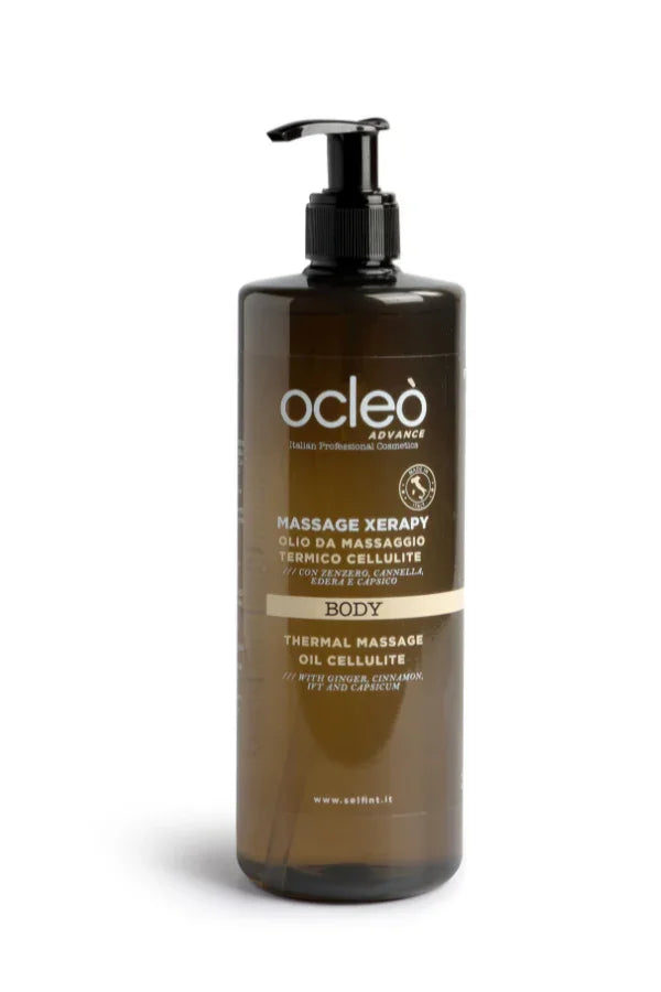 OLIO DA MASSAGGIO TERMICO CELLULITE 500 ML