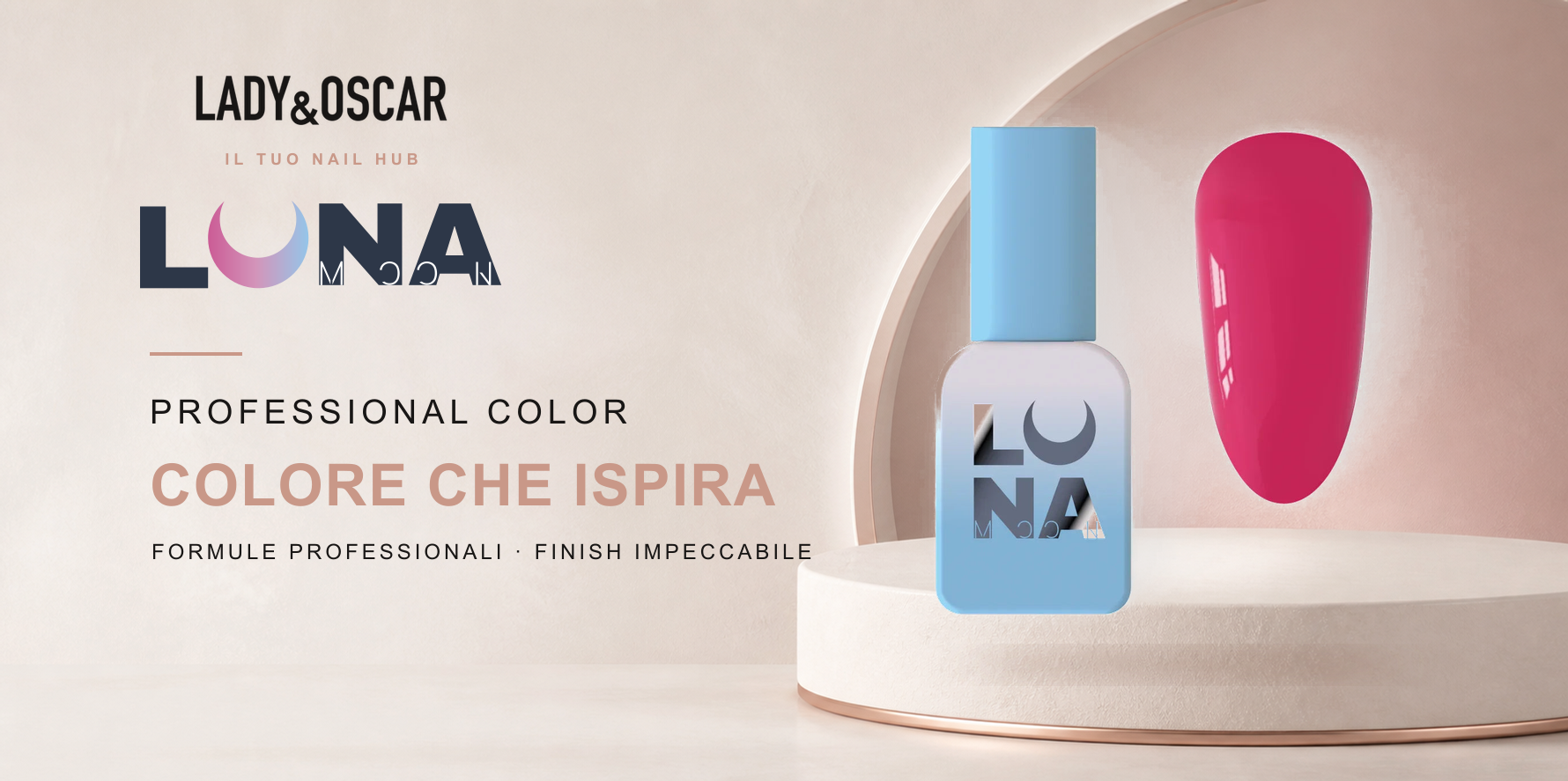Luna Moon Professional Color – smalto semipermanente professionale, finish impeccabile