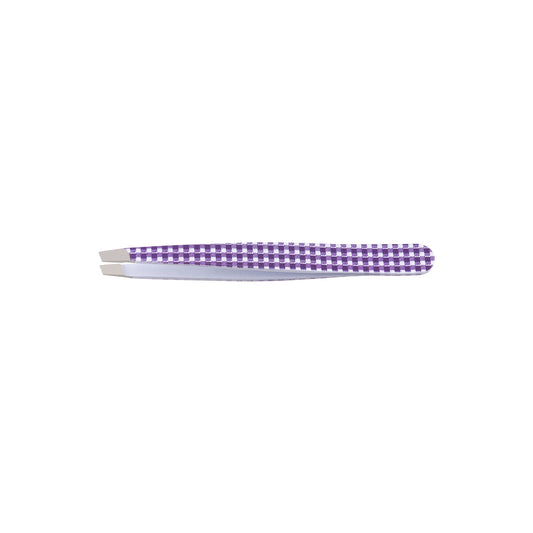 Pinza obliqua cm 9,5  decoro MADRAS VIOLA