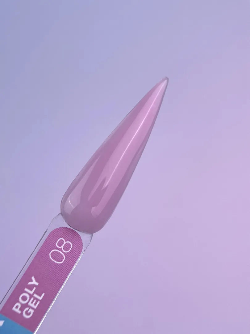 Lunamoon Poly Gel nr 8 30ml - applicazione
