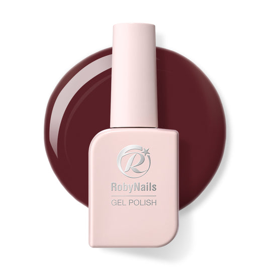 Gel Polish Deep Burgundy 8 ml RobyNails smalto semipermanente