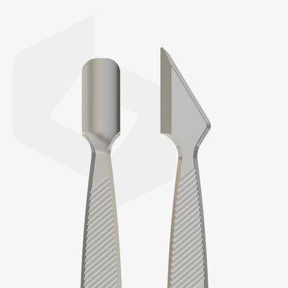 Spatola piatta per manicure (spintore + ascia) CLASSIC 10 TYPE 1 - Lady&Oscar