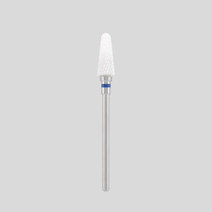 Ceramic bit "rounded cone" blue, L-13,0 mm., Ø4,0 mm