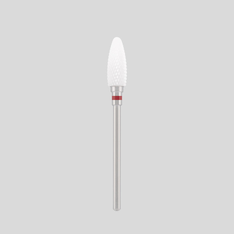 Ceramic bit "corn" red, L-14,0 mm., Ø6,0 mm