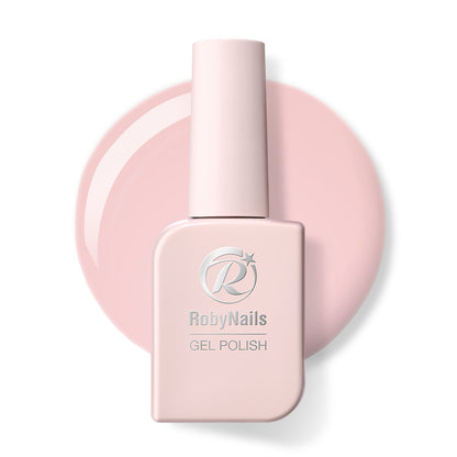 Gel Polish Pink Caresse 8 ml RobyNails smalto semipermanente