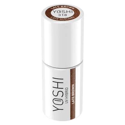 Yoshi Smalto Semipermanente Late Brown 6 ml 318 - Lady&Oscar
