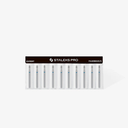 Punta diamantata Goccia, blu, diametro 2.3 mm - lunghezza punta 5 mm - Lady&Oscar