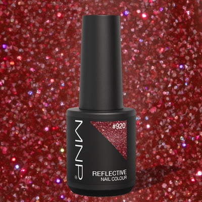 Gelegant 920 Nebula smalto semipermanente Reflective rosso berry 8ml, Limited Edition Shooting Stars MNP
