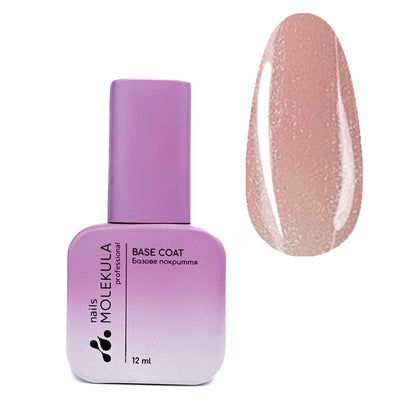Molekula Base Coat Pearl - Beige Lotus 30ml