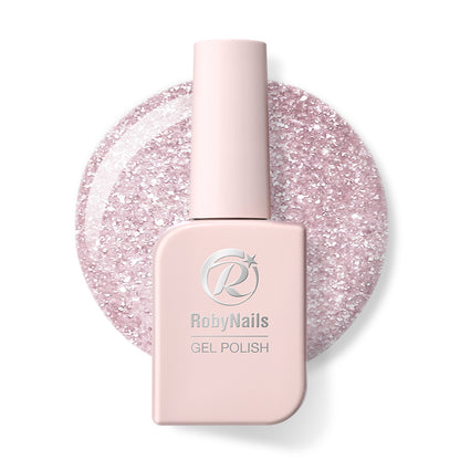 Gel Polish Reflex Champagne 8 ml RobyNails smalto semipermanente