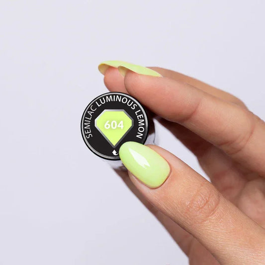Semilac - Collezione Pastel Neons - 604 Luminous Lemon 7ml - Lady&Oscar