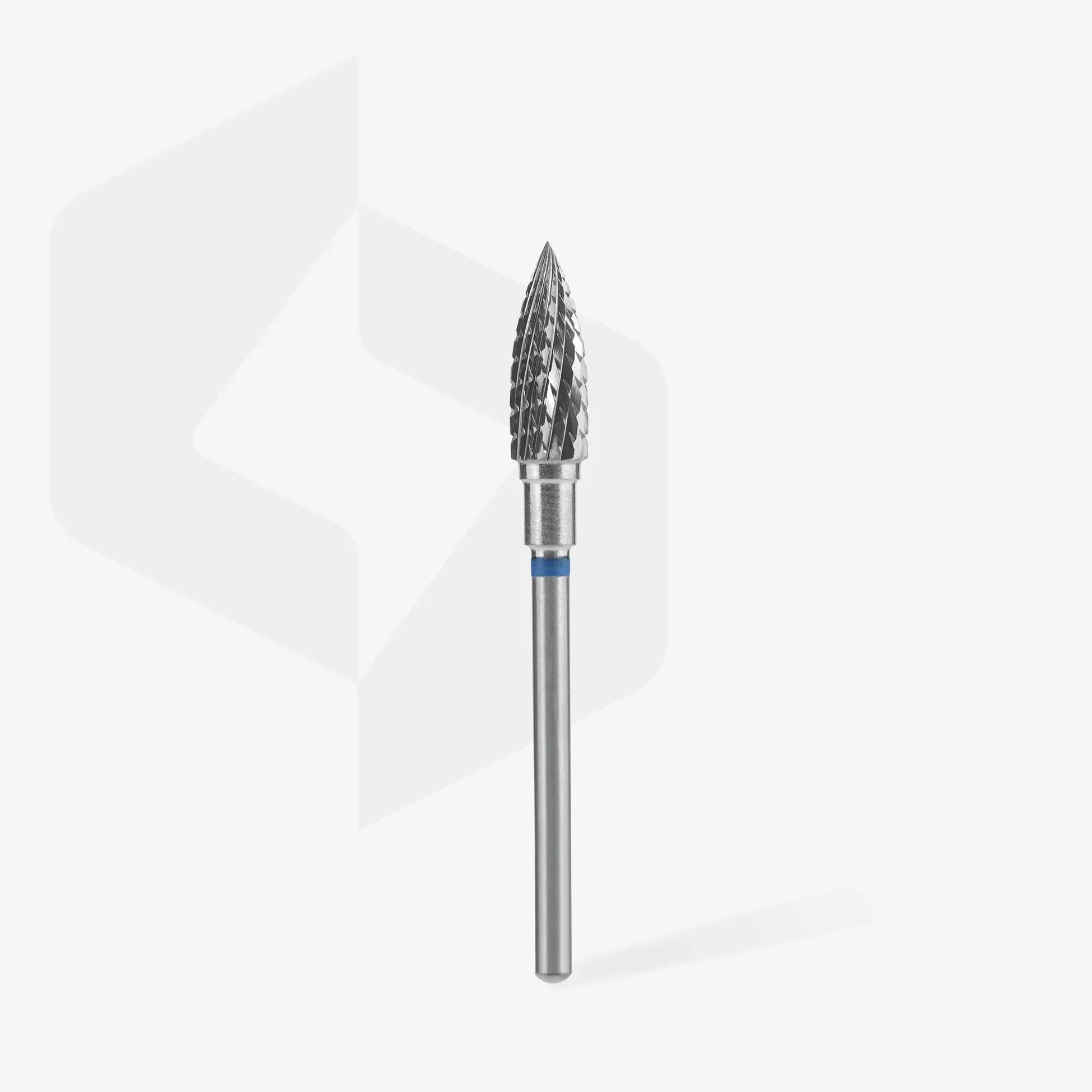 STALEKS Carbide nail drill bit, flame, blue EXPERT diameter 5 mm/working part 13.5 mm - Lady&Oscar