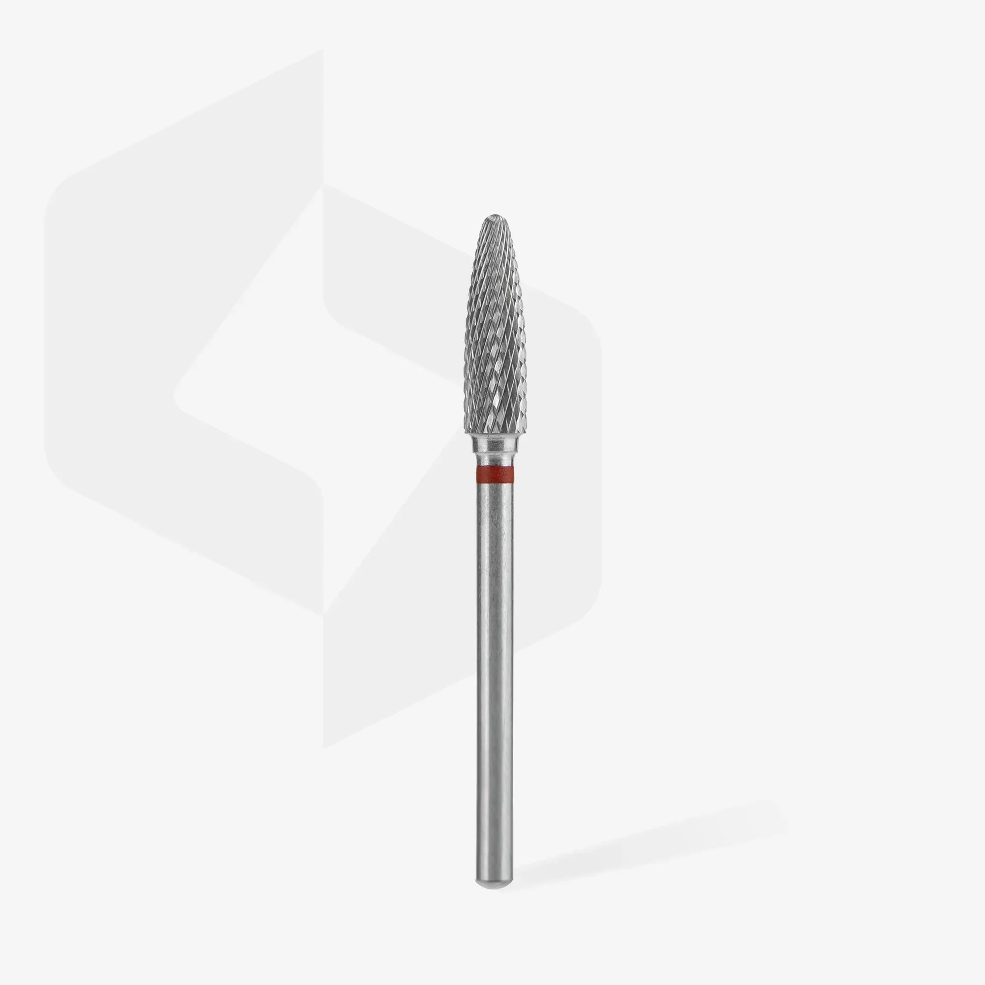 STALEKS Carbide nail drill bit, corn, red EXPERT diameter 4 mm/working part 14 mm - Lady&Oscar