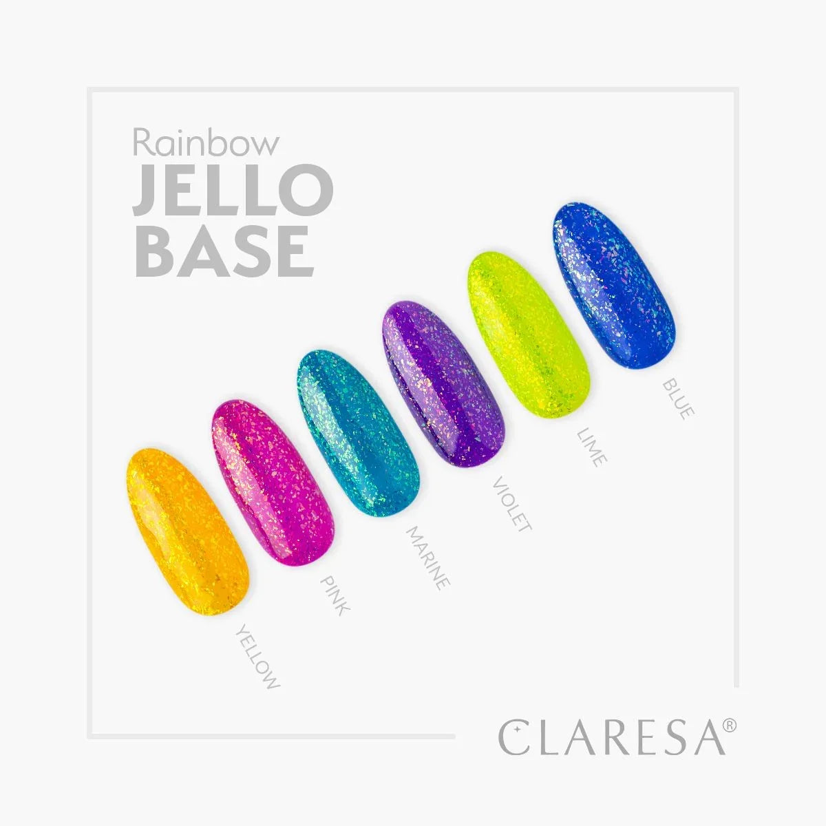 Claresa Rainbow Jello Base - 5ml - Lady&Oscar