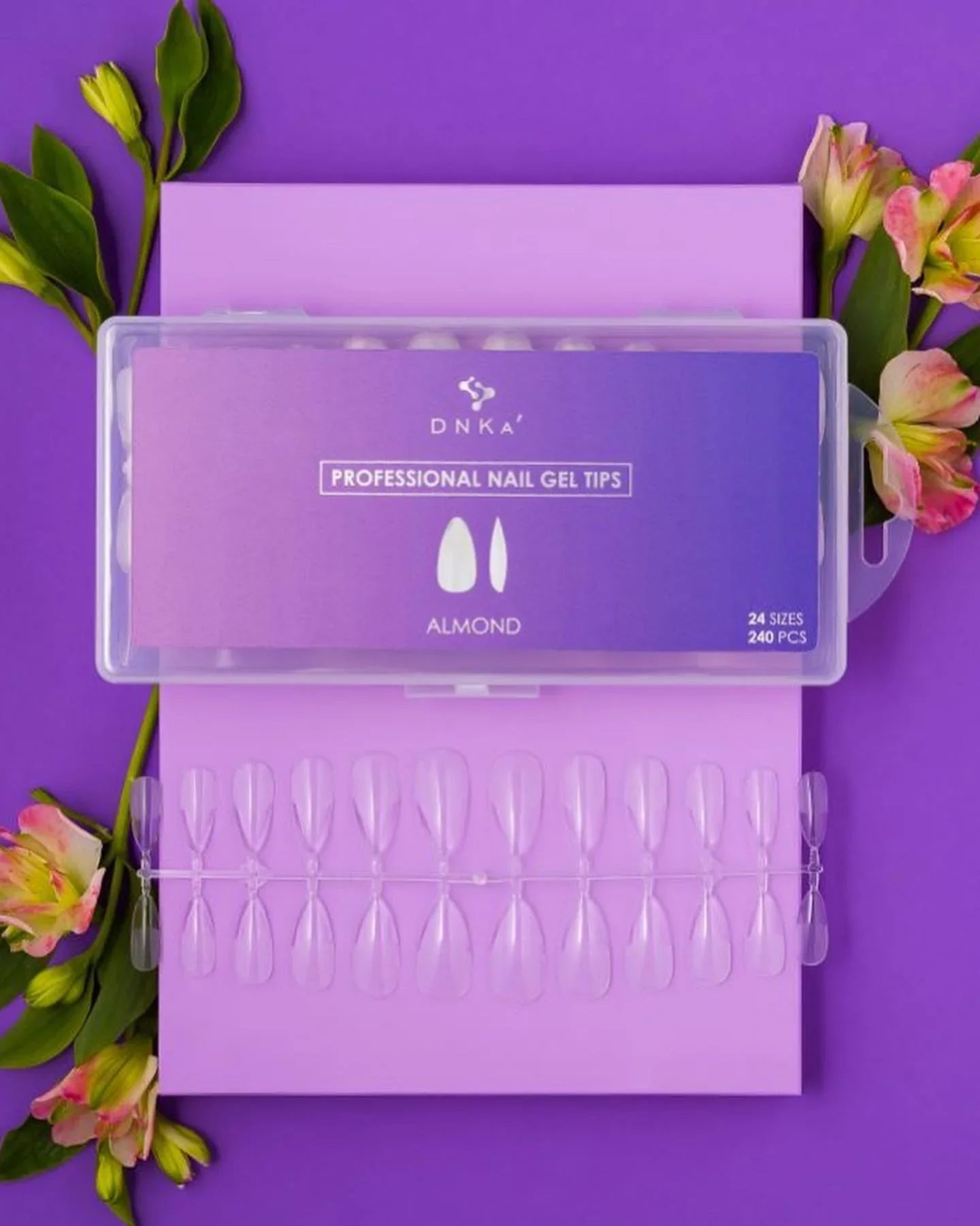 Tip Gel professionali ALMOND 240pcs DNKa - Lady&Oscar