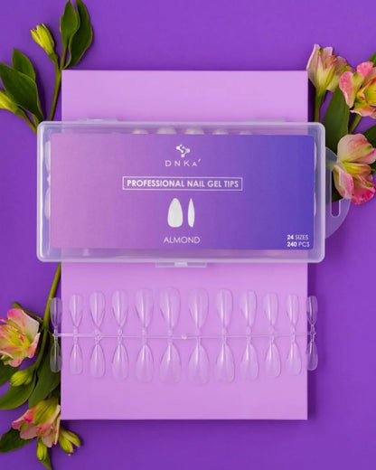Tip Gel professionali ALMOND 240pcs DNKa - Lady&Oscar