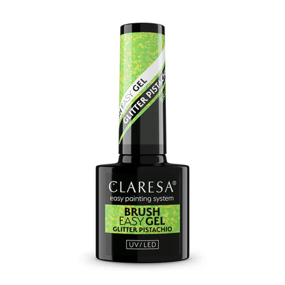 Claresa Brush Easy Gel Glitter Pistachio 5g - Lady&Oscar