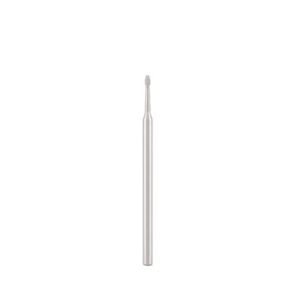 Dettaglio di Stainless steel bit "drop" non abrasive, for gentle removal nails, L-2,5 mm., Ø1,3 mm.