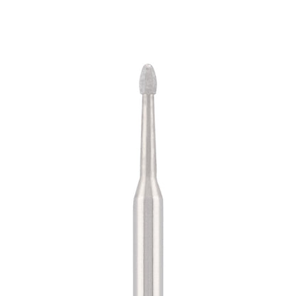 Vista alternativa di Stainless steel bit "drop" non abrasive, for gentle removal nails, L-2,5 mm., Ø1,3 mm.