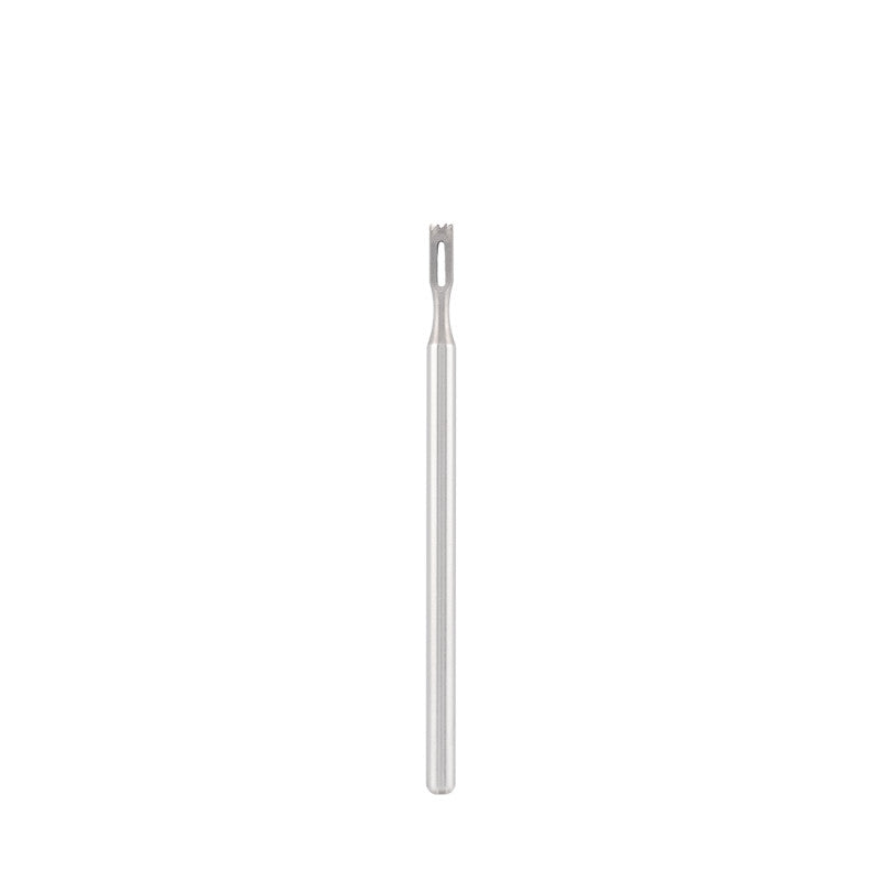 Dettaglio di Stainless steel bit with toothed blade, for removal of calluses, corns, L-6,0 mm., Ø1,8 mm.