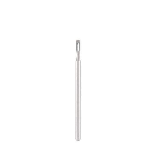Stainless steel bit with toothed blade, for removal of calluses, corns, L-6,0 mm., Ø1,8 mm.