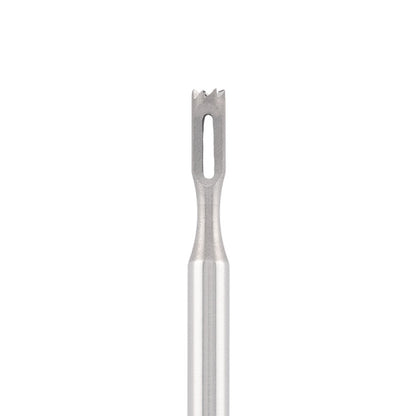 Vista alternativa di Stainless steel bit with toothed blade, for removal of calluses, corns, L-6,0 mm., Ø1,8 mm.