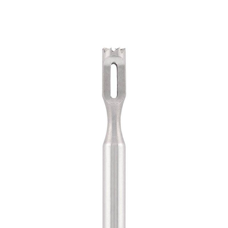 Vista alternativa di Stainless steel bit with toothed blade, for removal of calluses, corns, L-6,0 mm., Ø2,3 mm.
