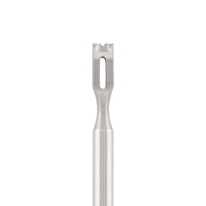 Vista alternativa di Stainless steel bit with toothed blade, for removal of calluses, corns, L-6,0 mm., Ø2,3 mm.
