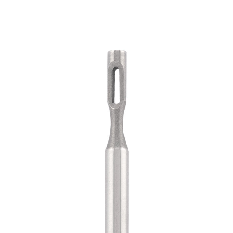 Dettaglio di Stainless steel bit with ground blade, for removal of painful deep corns, L-6,0 mm., Ø1,8 mm.