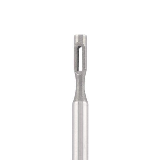 Dettaglio di Stainless steel bit with ground blade, for removal of painful deep corns, L-6,0 mm., Ø1,8 mm.
