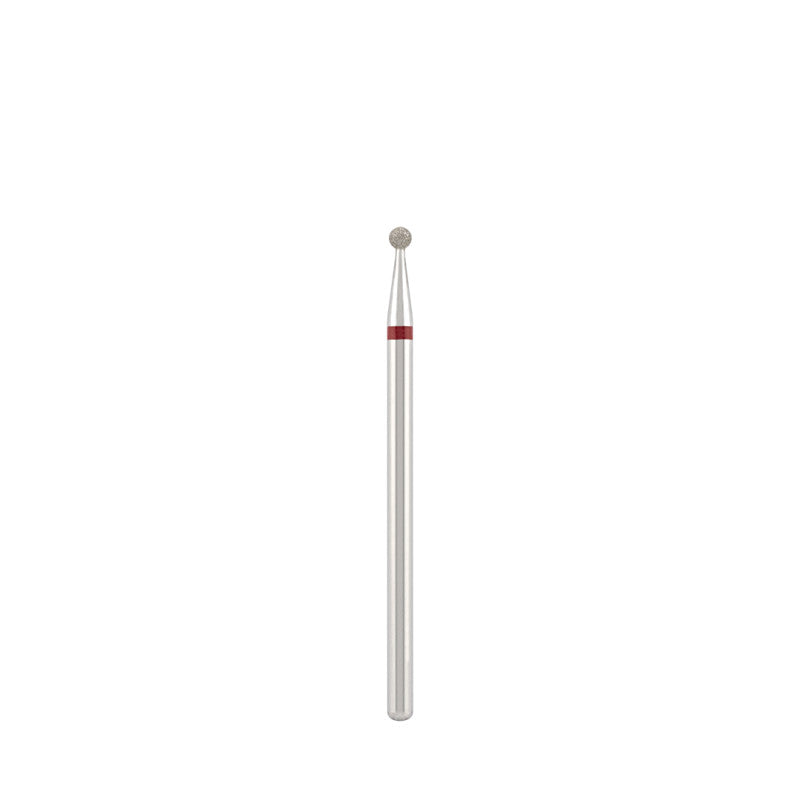 Diamond bit "ball" red, Ø2,3 mm.
