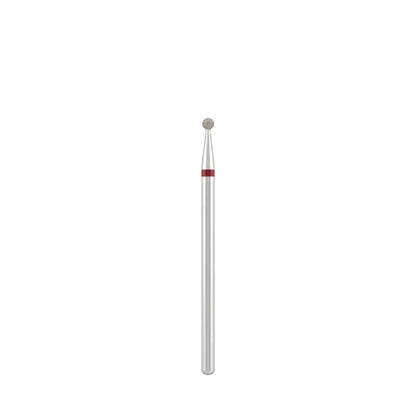 Diamond bit "ball" red, Ø2,3 mm.