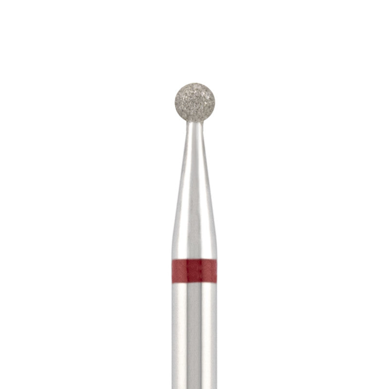 Diamond bit "ball" red, Ø2,3 mm.