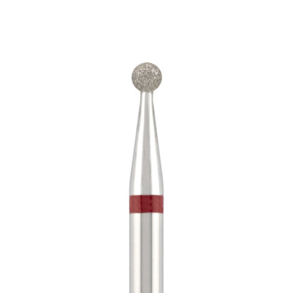 Diamond bit "ball" red, Ø2,3 mm.