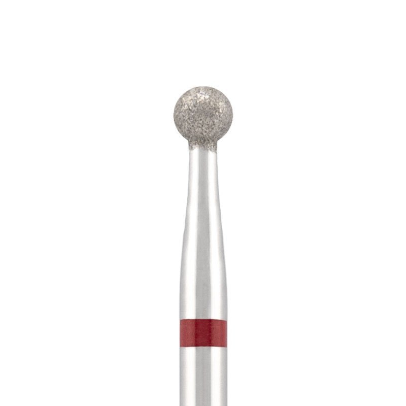 Diamond bit "ball" red, Ø3,1 mm.