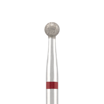 Diamond bit "ball" red, Ø3,1 mm.