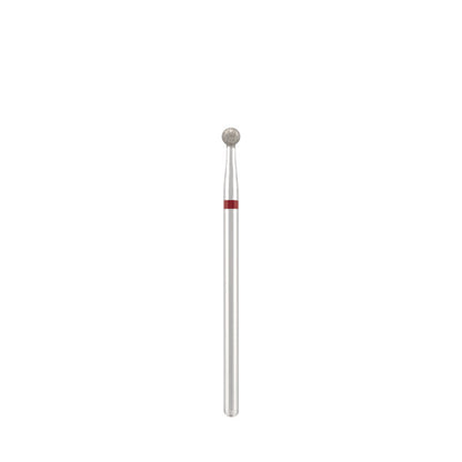 Diamond bit "ball" red, Ø3,1 mm.