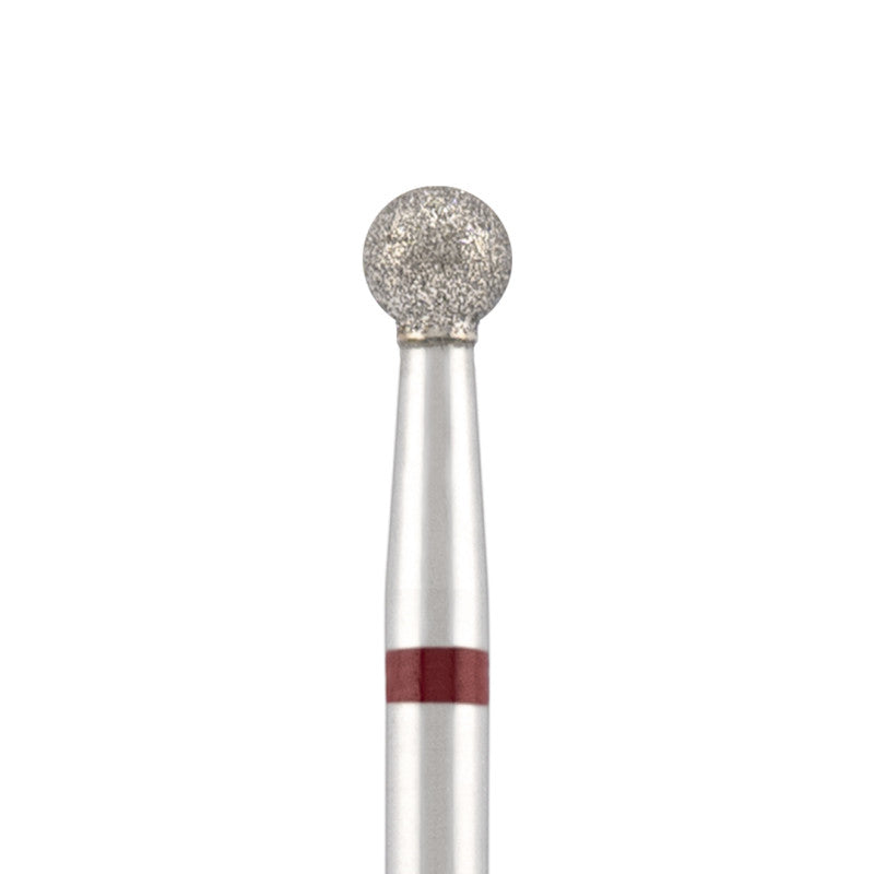 Diamond bit "ball" red, Ø3,5 mm.