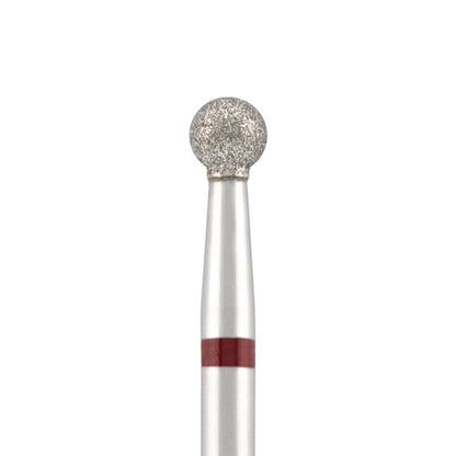 Diamond bit "ball" red, Ø3,5 mm.