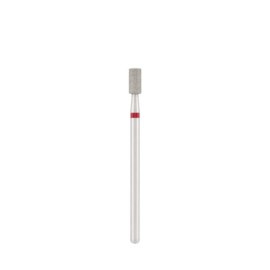 Diamond bit "cylinder" red, L-7,0 mm., Ø5,0 mm.