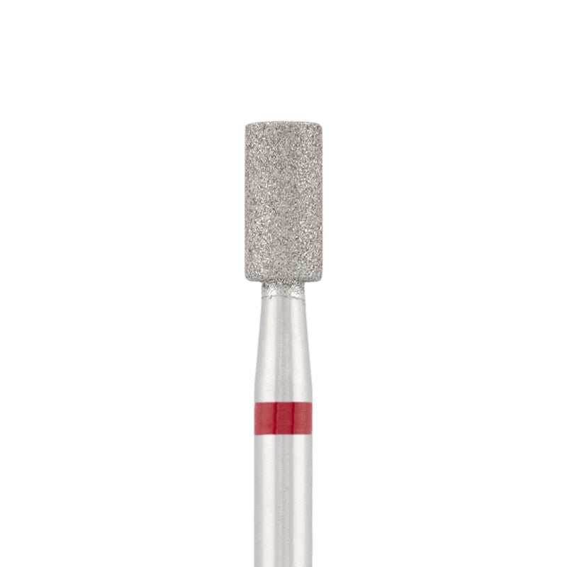 Diamond bit "cylinder" red, L-6,0 mm., Ø3,0 mm.
