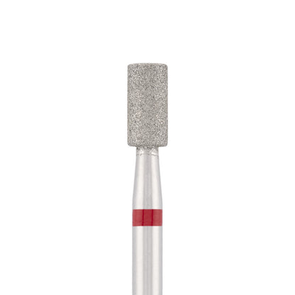 Diamond bit "cylinder" red, L-6,0 mm., Ø3,0 mm.