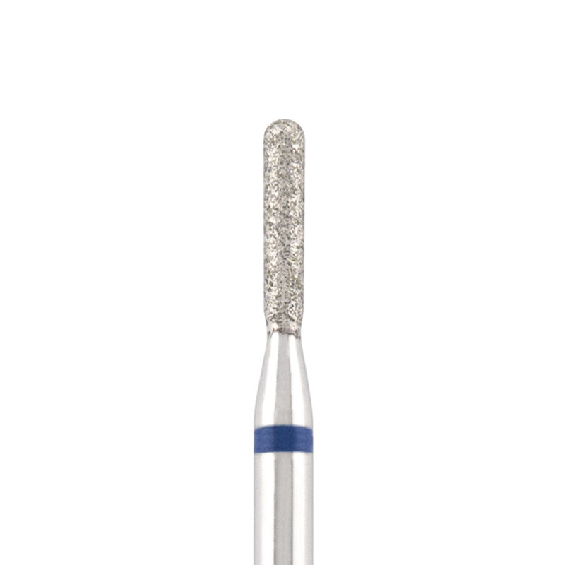 Vista alternativa di Diamond bit "rounded cylinder" blue, L-8,0 mm., Ø1,6 mm.