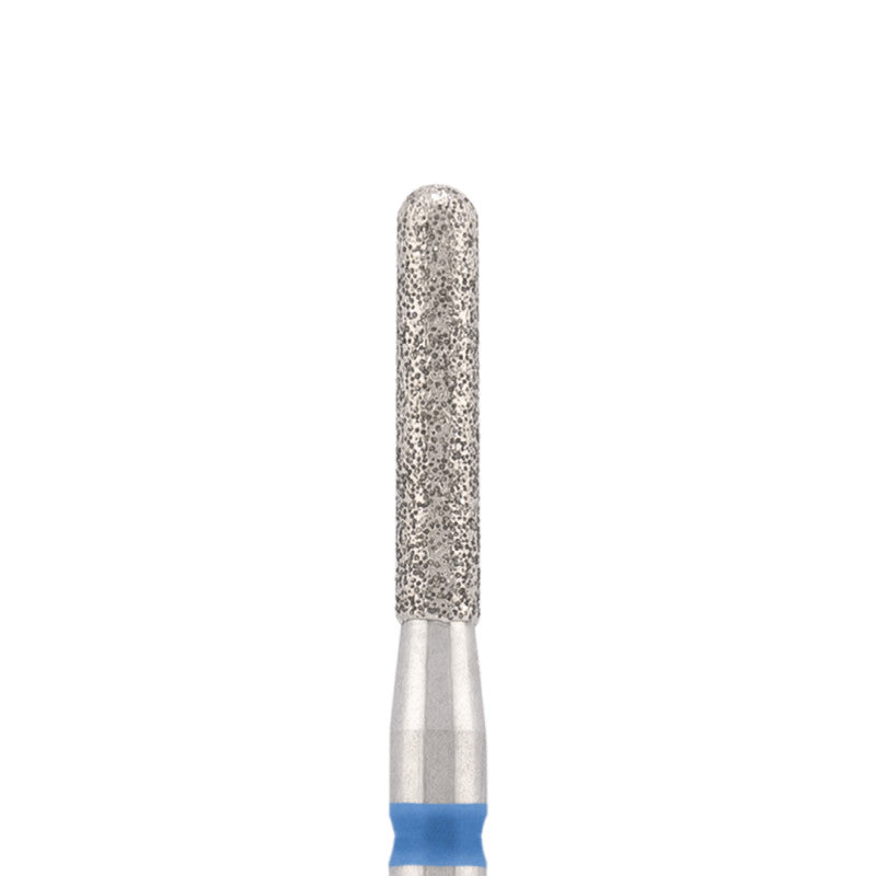 Vista alternativa di Diamond bit "rounded cylinder" blue, L-8,0 mm., Ø1,8 mm.