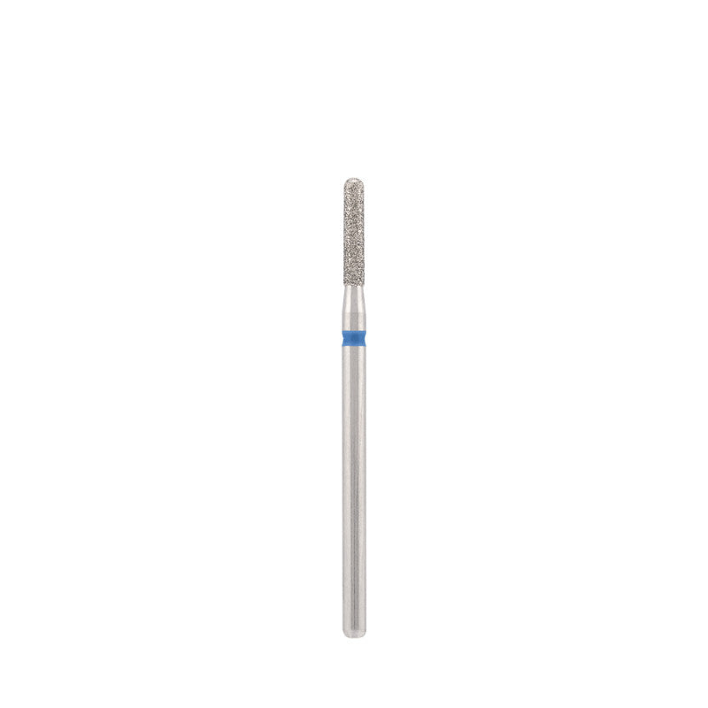 Dettaglio di Diamond bit "rounded cylinder" blue, L-8,0 mm., Ø1,8 mm.