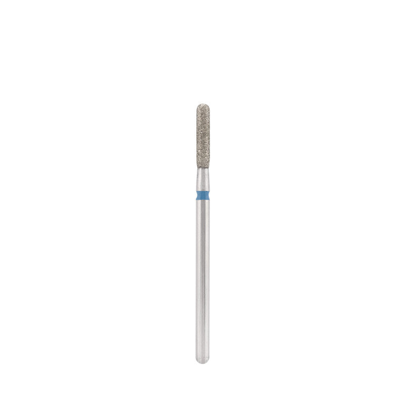 Dettaglio di Diamond bit "rounded cylinder" blue, L-8,0 mm., Ø2,3 mm.