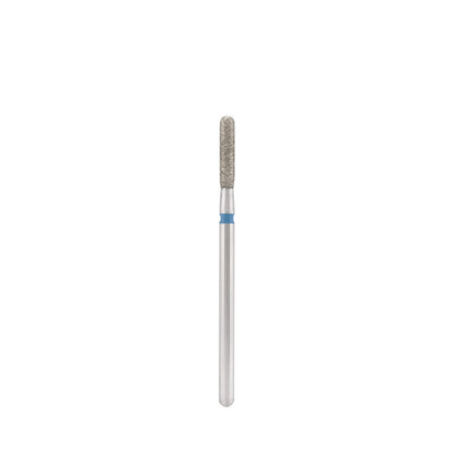 Dettaglio di Diamond bit "rounded cylinder" blue, L-8,0 mm., Ø2,3 mm.
